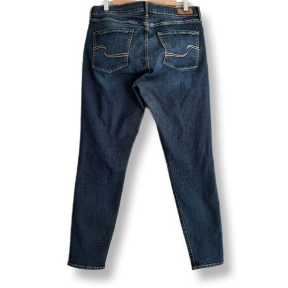 Signature by LEVI' STRAUSS Curvy Skinny Blue Jeans Sz 16 - Picture 3 of 10